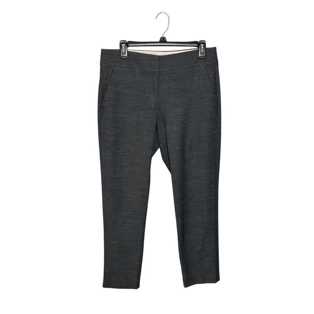Ann Taylor LOFT “Julie” blue tweed look pants straight cut - 6